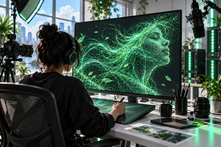 Illustration of an image-generation workspace