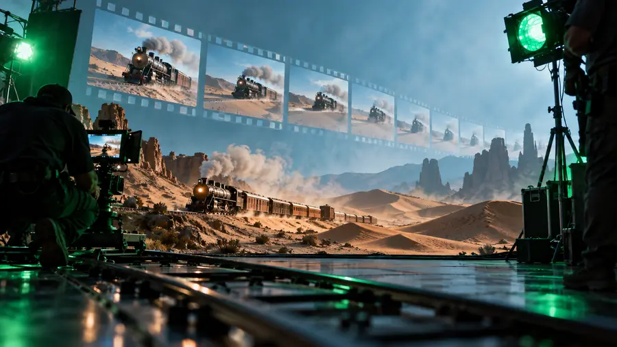 Generated video workflow with a visual result ready for review